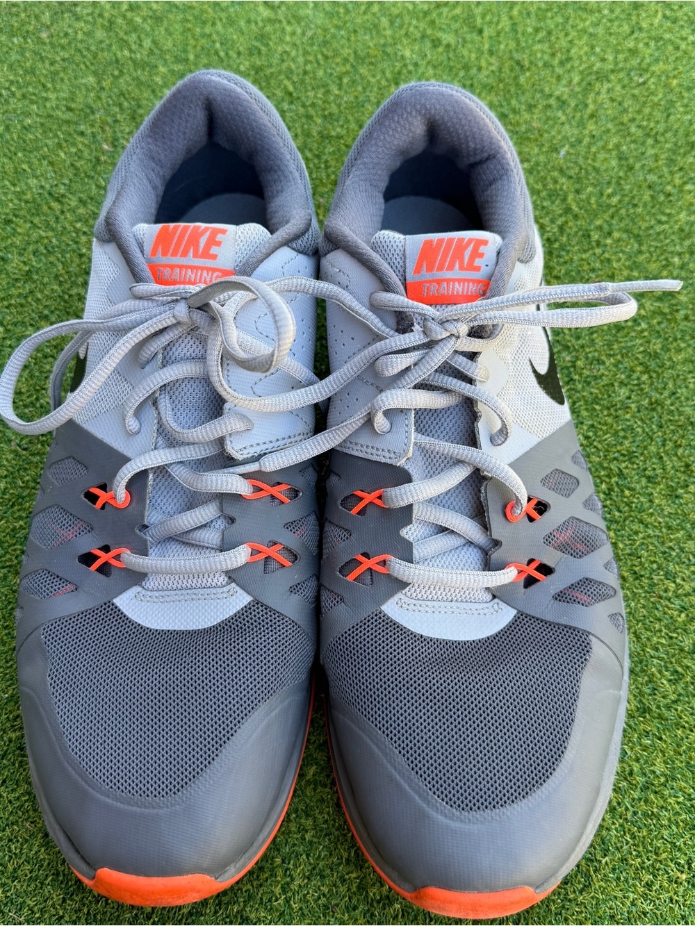 Nike Air Epic Speed TR II Gray Orange Mesh Trainer Sneakers Men’s 11 852456-004